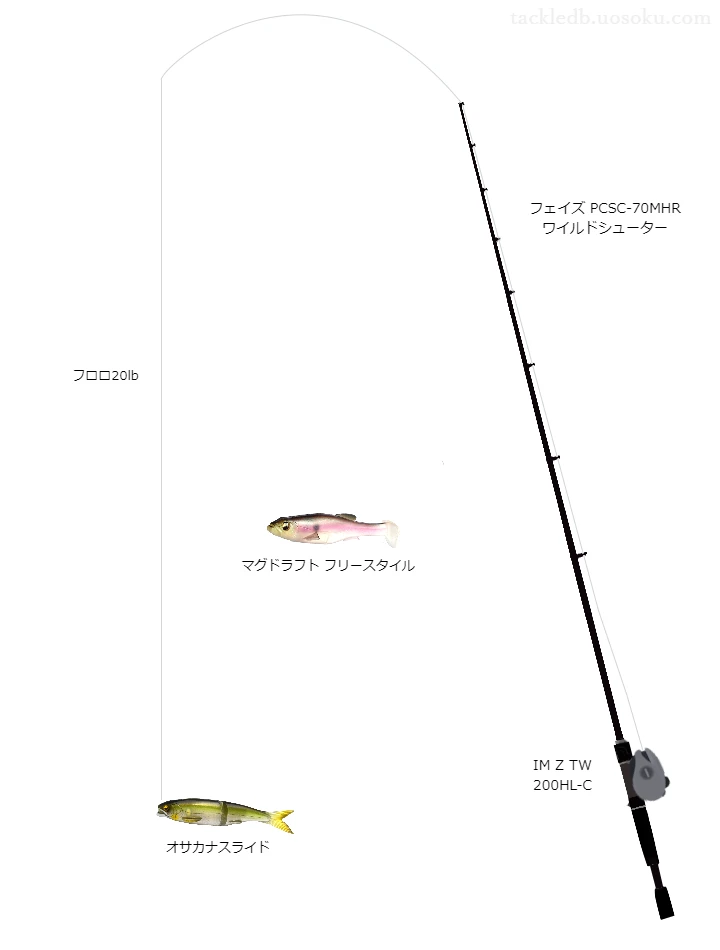 バス釣りに関するタックル、仕掛け図解