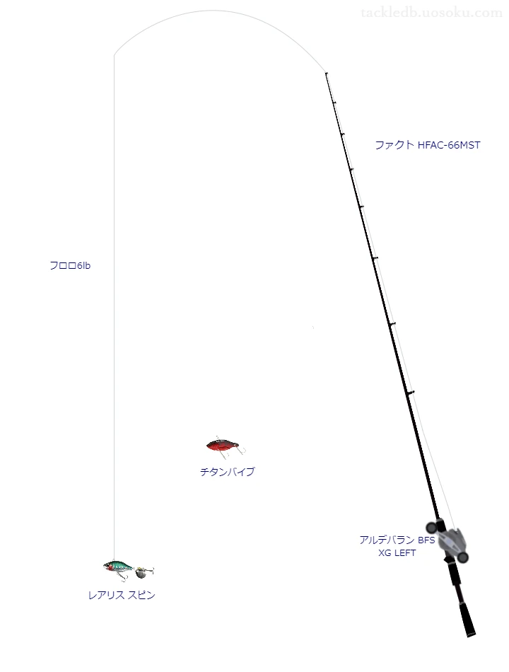 バス釣りに関するタックル、仕掛け図解