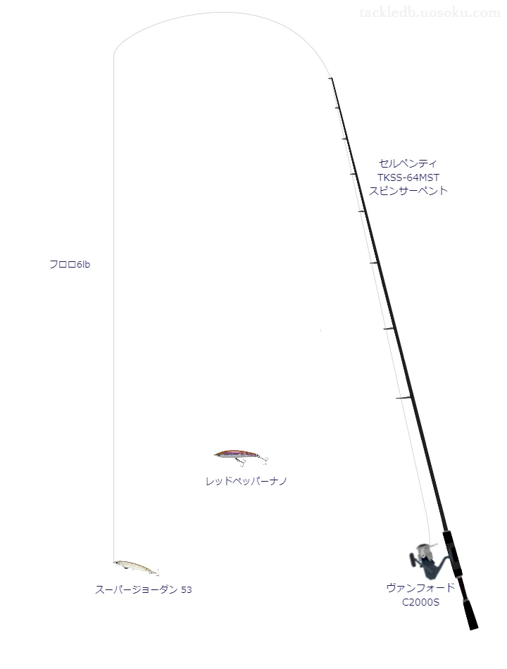 バス釣りに関するタックル、仕掛け図解