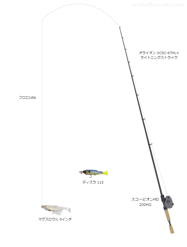 【たで沼】マグスロウル 5インチを活かすバス釣りタックル【仮想インプレ】