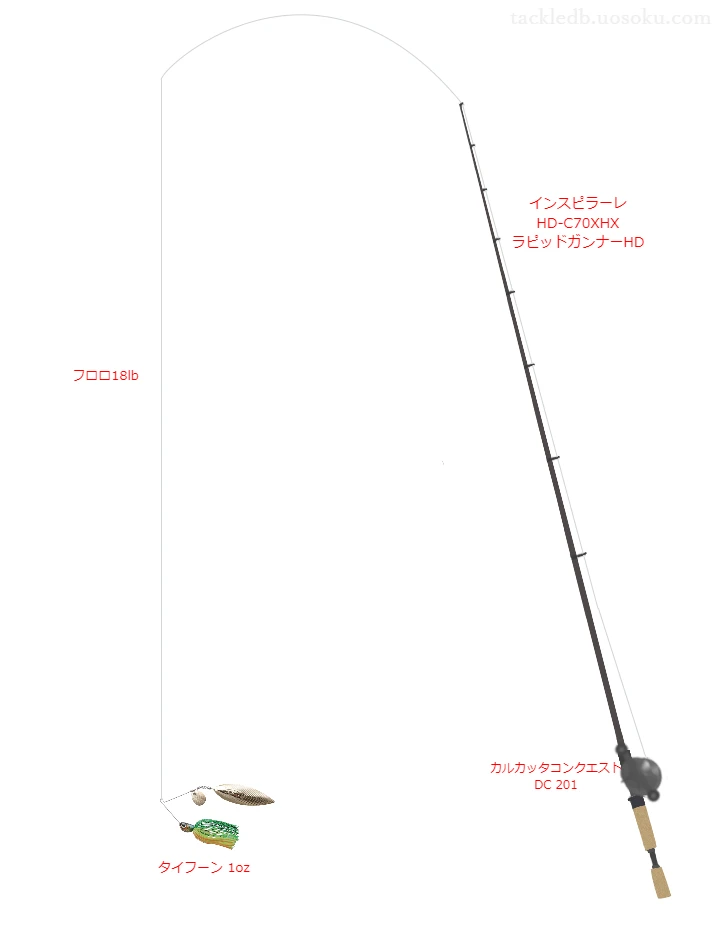 バス釣りに関するタックル、仕掛け図解