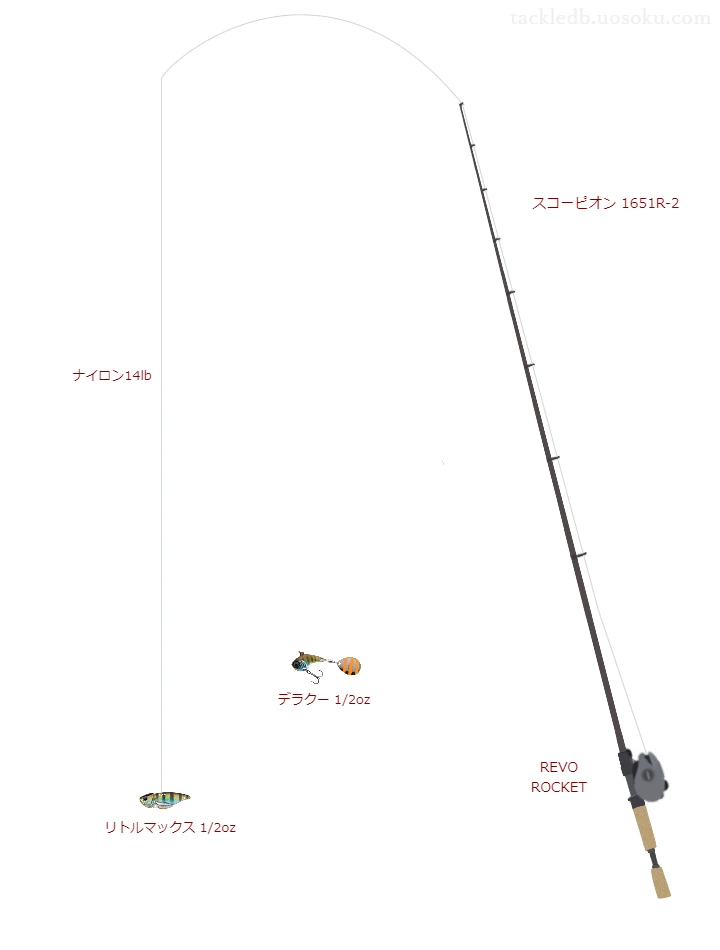 バス釣りに関するタックル、仕掛け図解