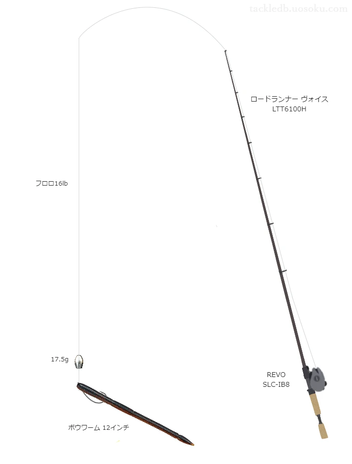 バス釣りに関するタックル、仕掛け図解