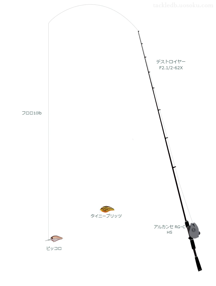 バス釣りに関するタックル、仕掛け図解