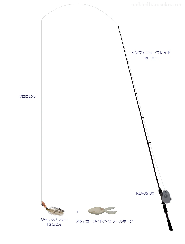 バス釣りに関するタックル、仕掛け図解