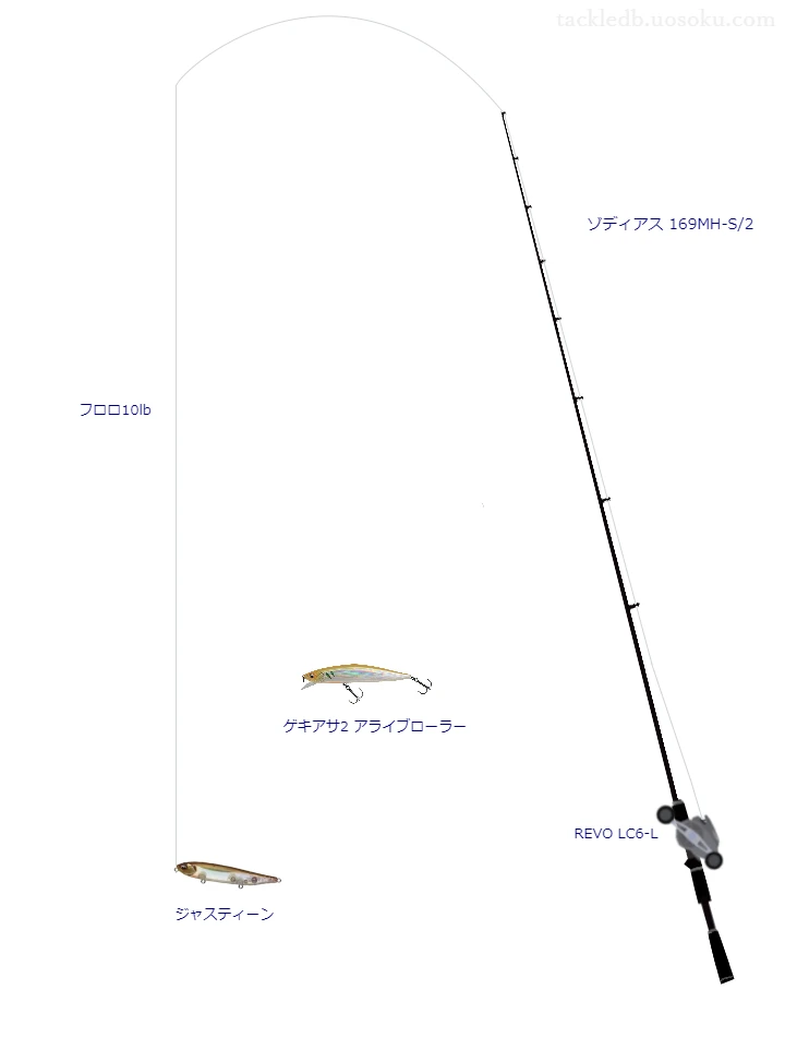 バス釣りに関するタックル、仕掛け図解