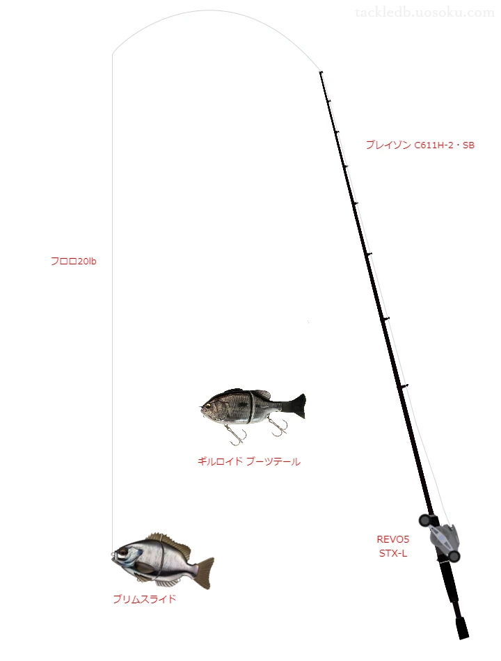 バス釣りに関するタックル、仕掛け図解