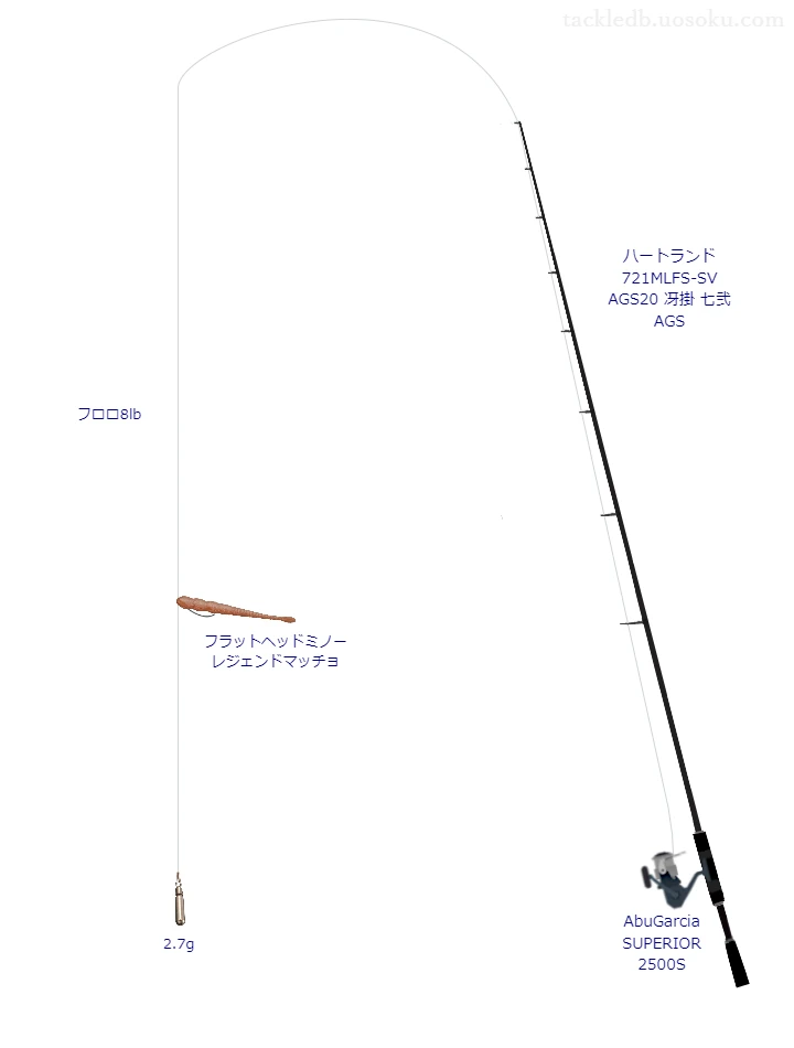 バス釣りに関するタックル、仕掛け図解