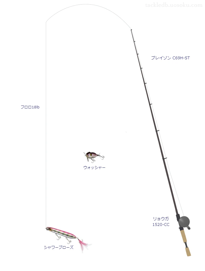 バス釣りに関するタックル、仕掛け図解