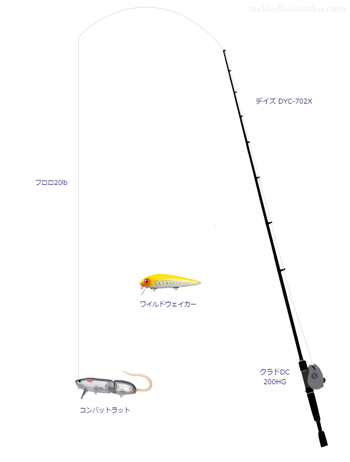 バス釣りに関するタックル、仕掛け図解