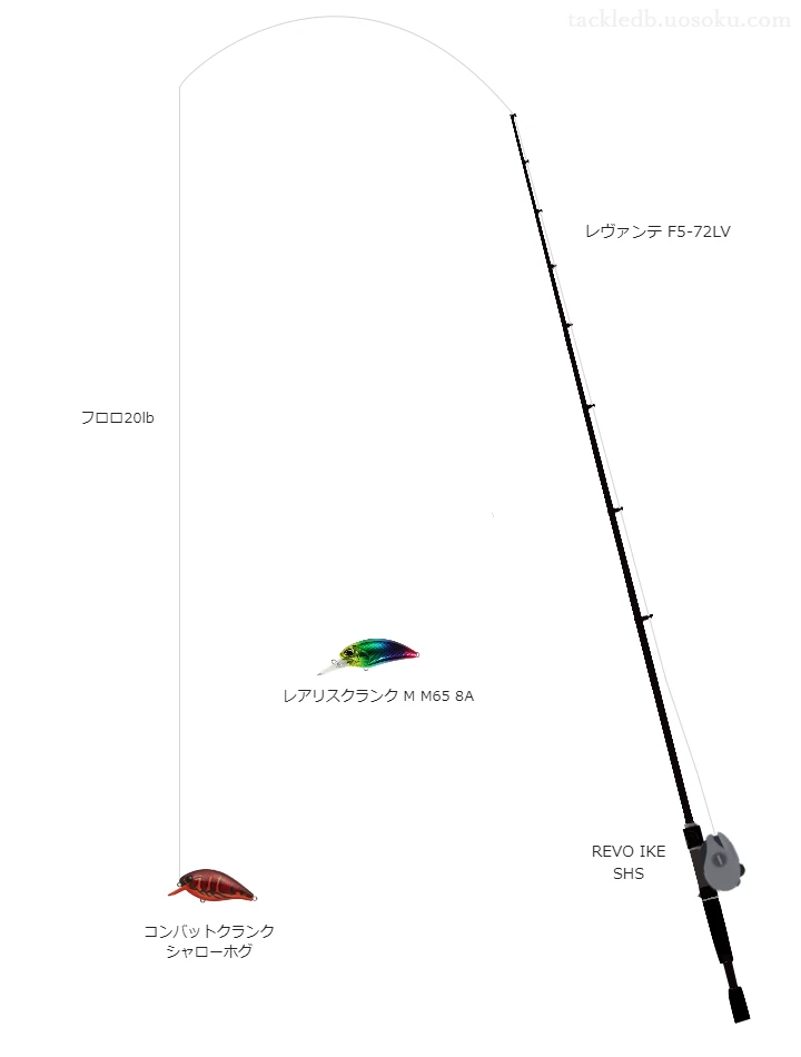 バス釣りに関するタックル、仕掛け図解