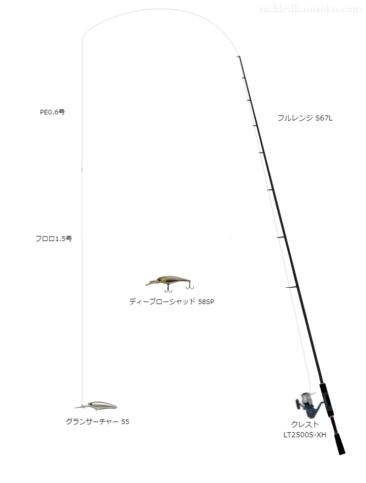 バス釣りに関するタックル、仕掛け図解