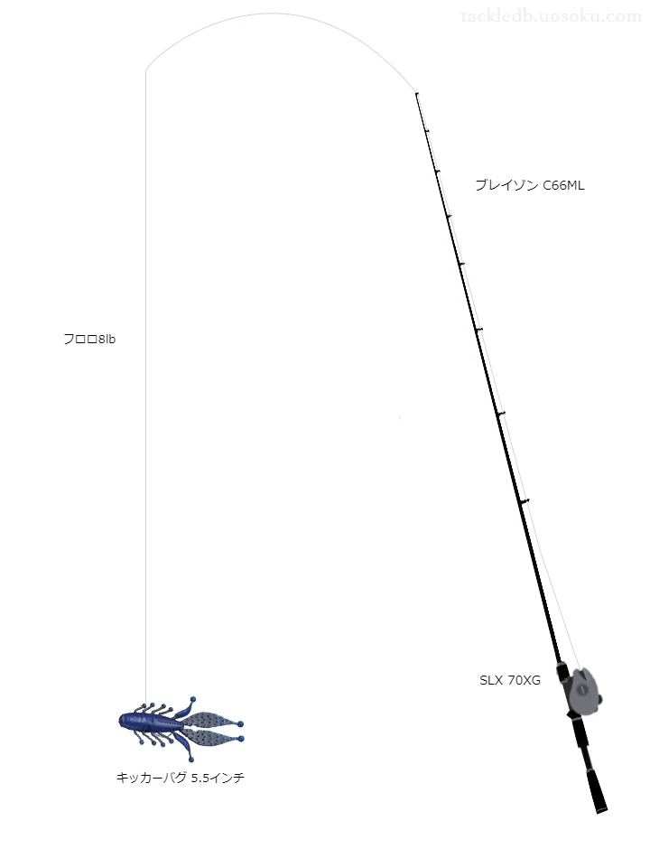 バス釣りに関するタックル、仕掛け図解