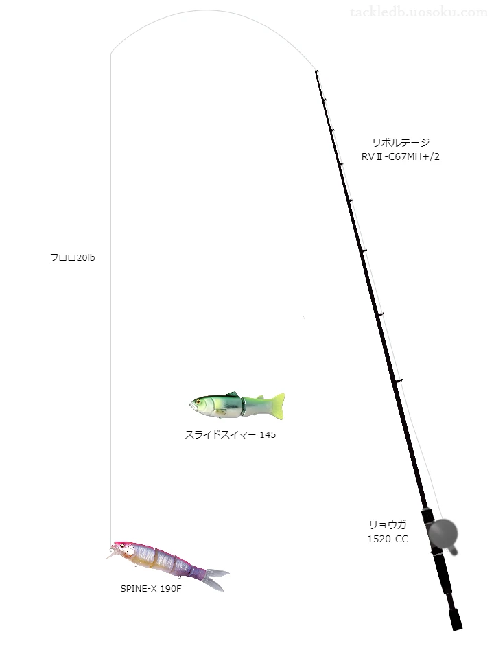 バス釣りに関するタックル、仕掛け図解