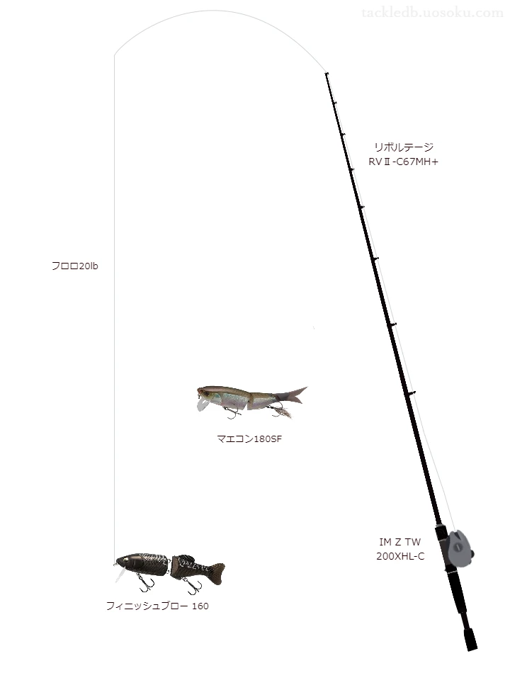 バス釣りに関するタックル、仕掛け図解