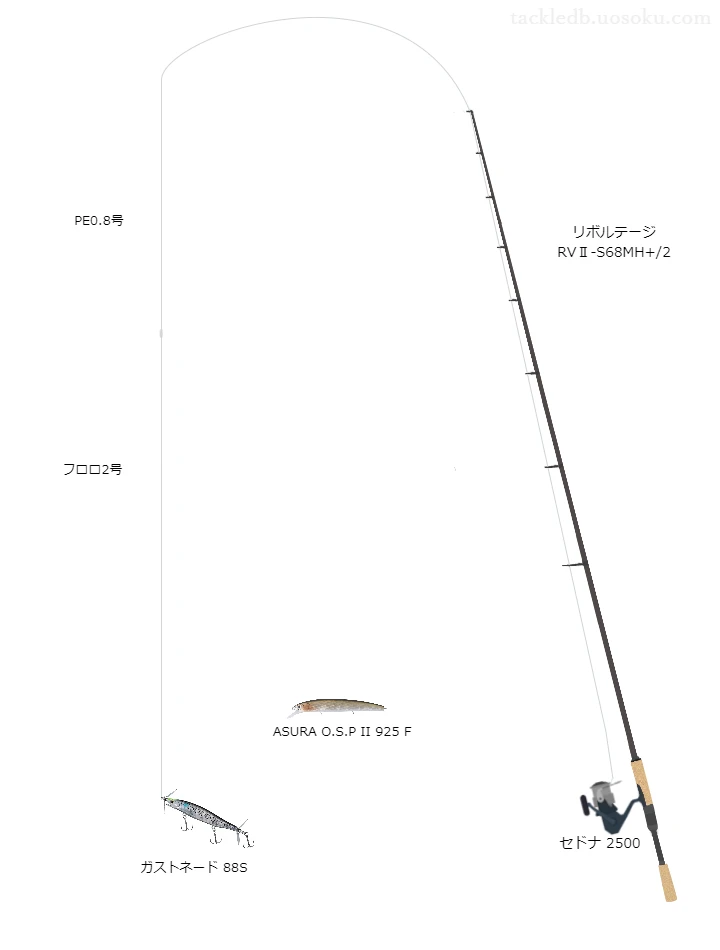 バス釣りに関するタックル、仕掛け図解