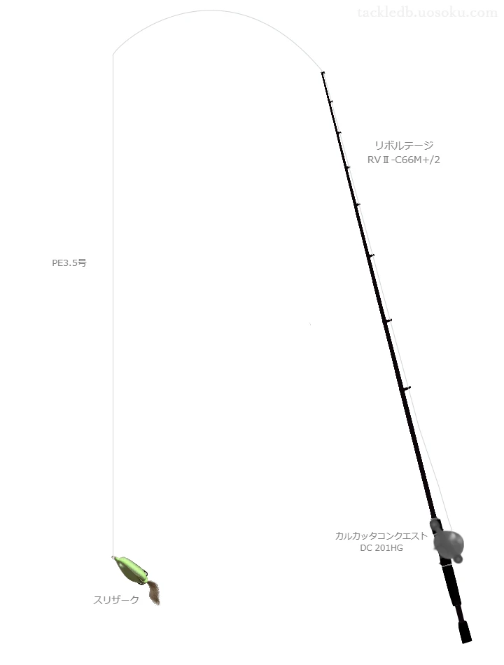 バス釣りに関するタックル、仕掛け図解