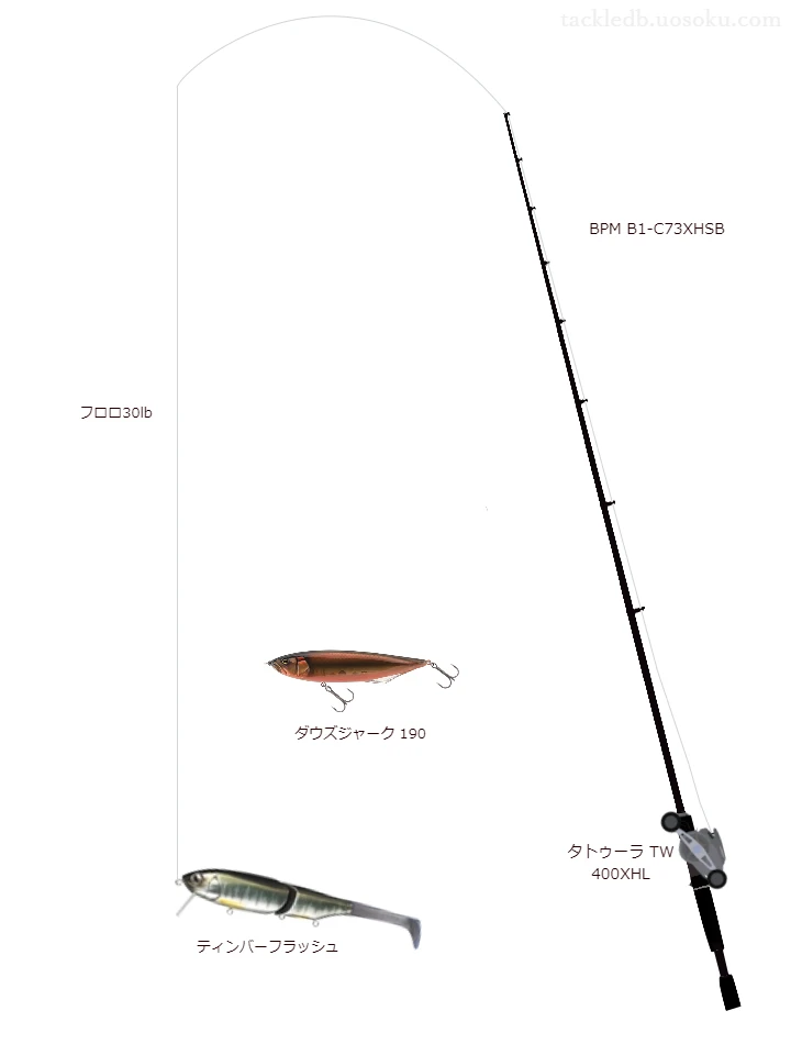 バス釣りに関するタックル、仕掛け図解