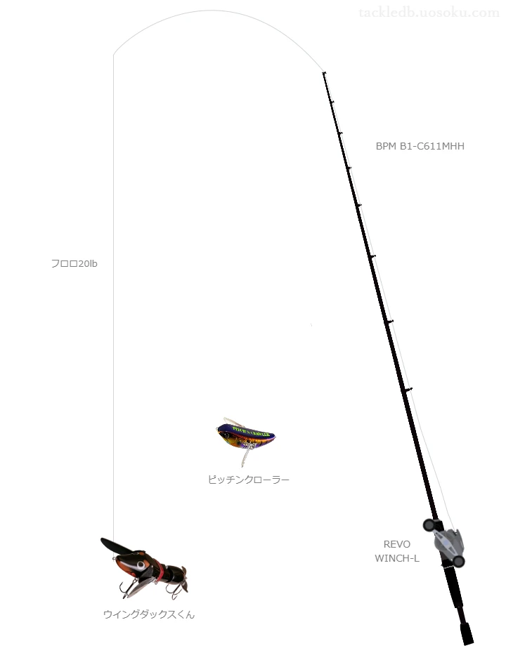 バス釣りに関するタックル、仕掛け図解