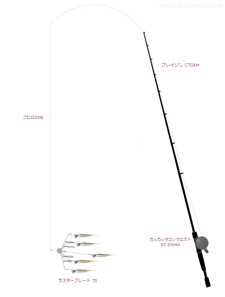 バス釣りに関するタックル、仕掛け図解