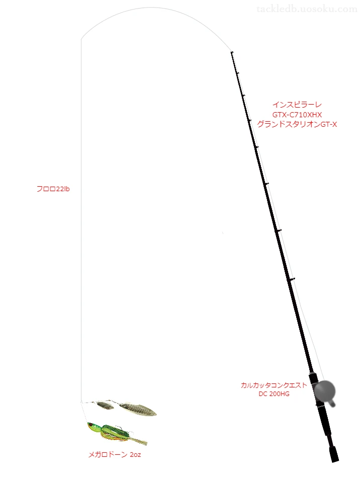 バス釣りに関するタックル、仕掛け図解