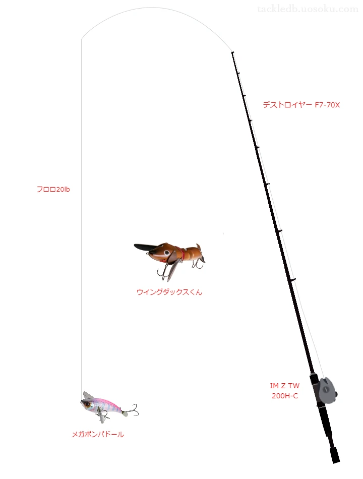 バス釣りに関するタックル、仕掛け図解