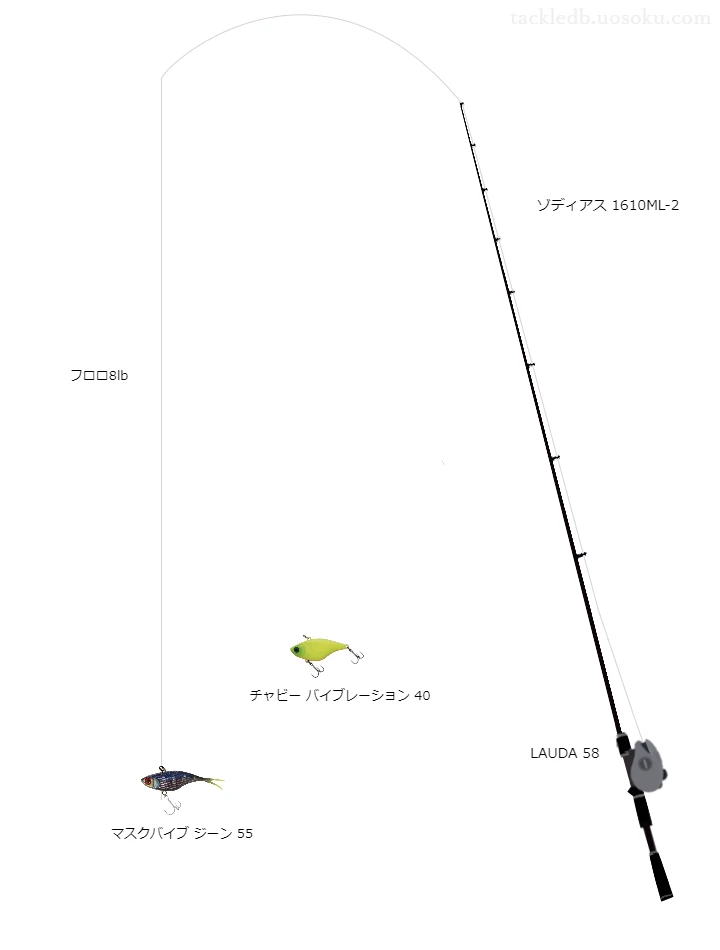 バス釣りに関するタックル、仕掛け図解