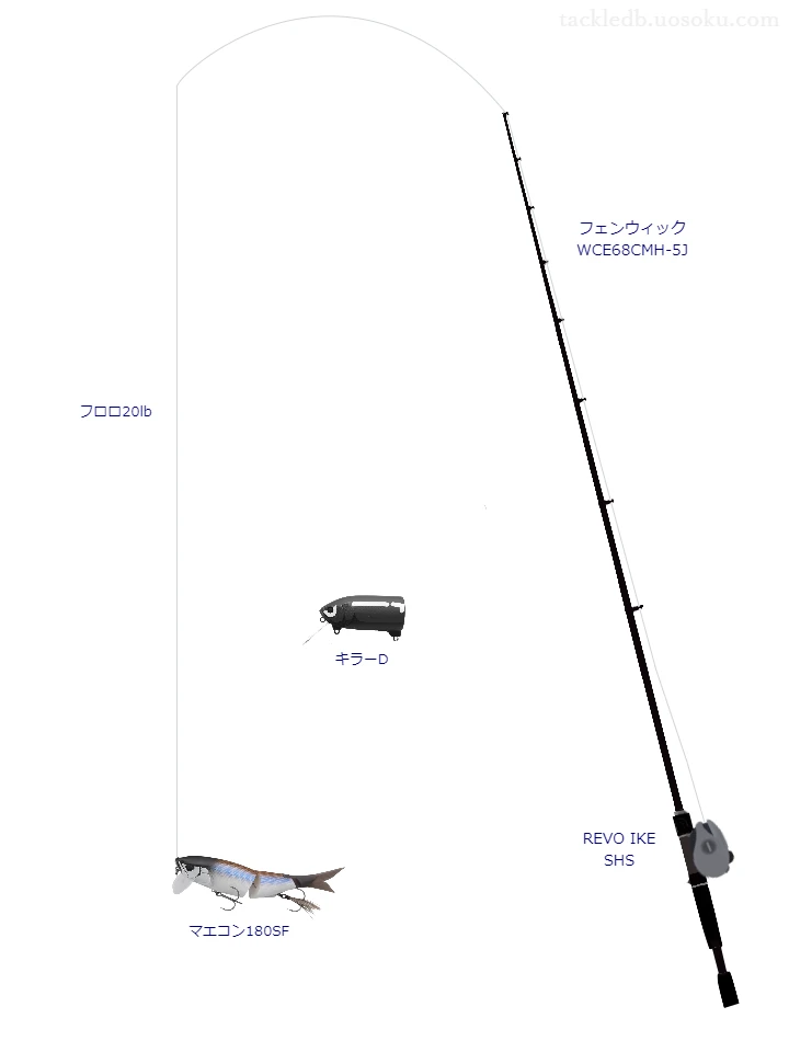 バス釣りに関するタックル、仕掛け図解