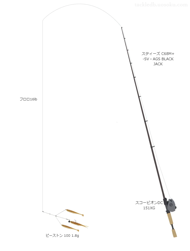 バス釣りに関するタックル、仕掛け図解