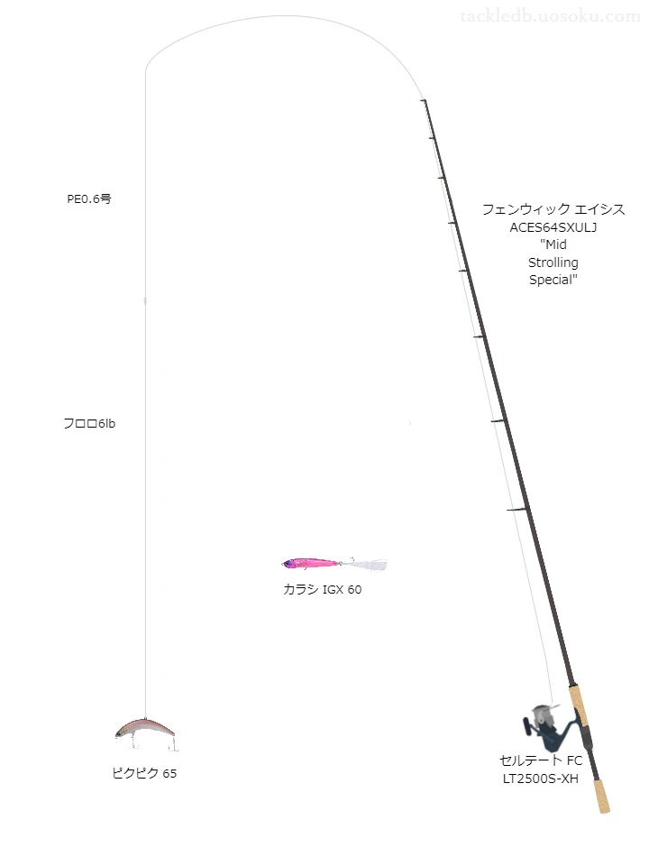 バス釣りに関するタックル、仕掛け図解