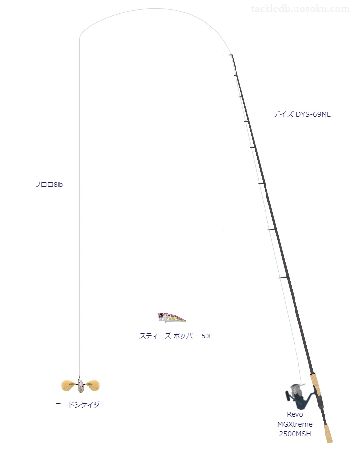 バス釣りに関するタックル、仕掛け図解