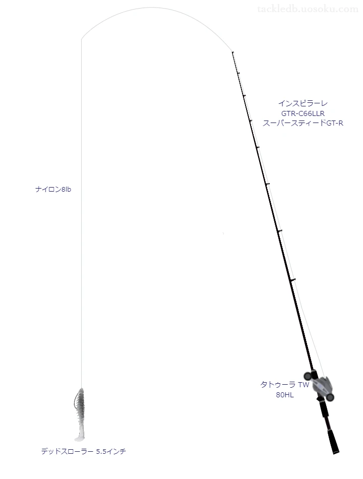 バス釣りに関するタックル、仕掛け図解