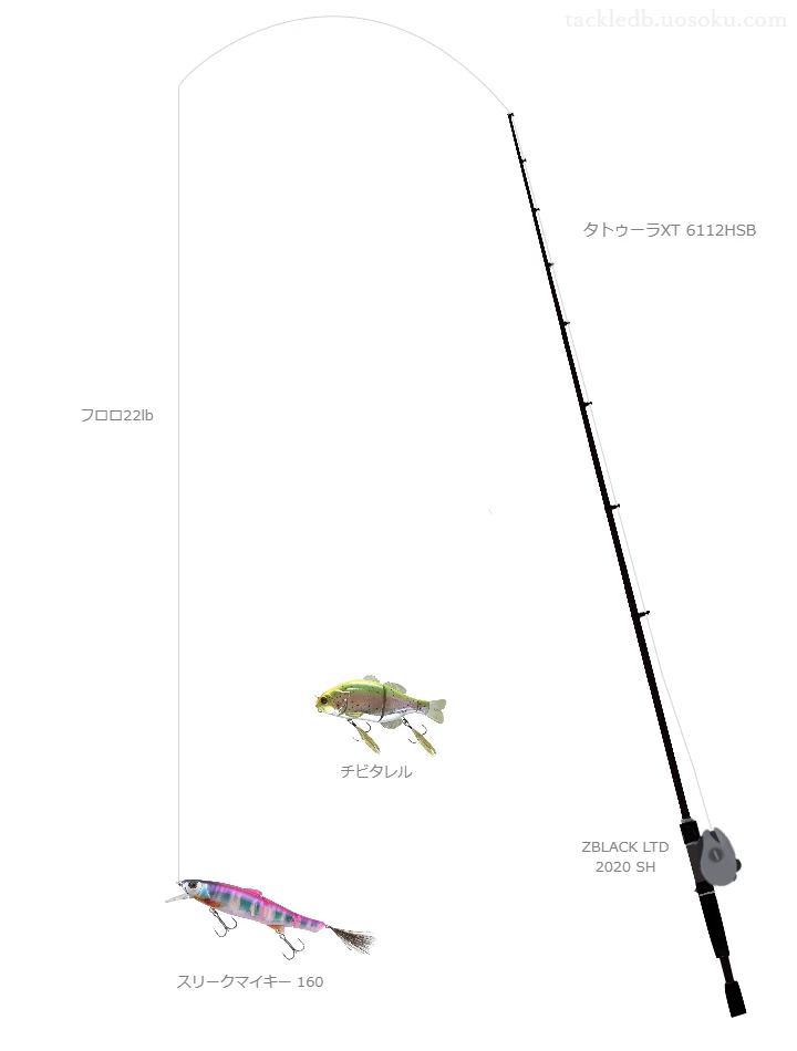 バス釣りに関するタックル、仕掛け図解