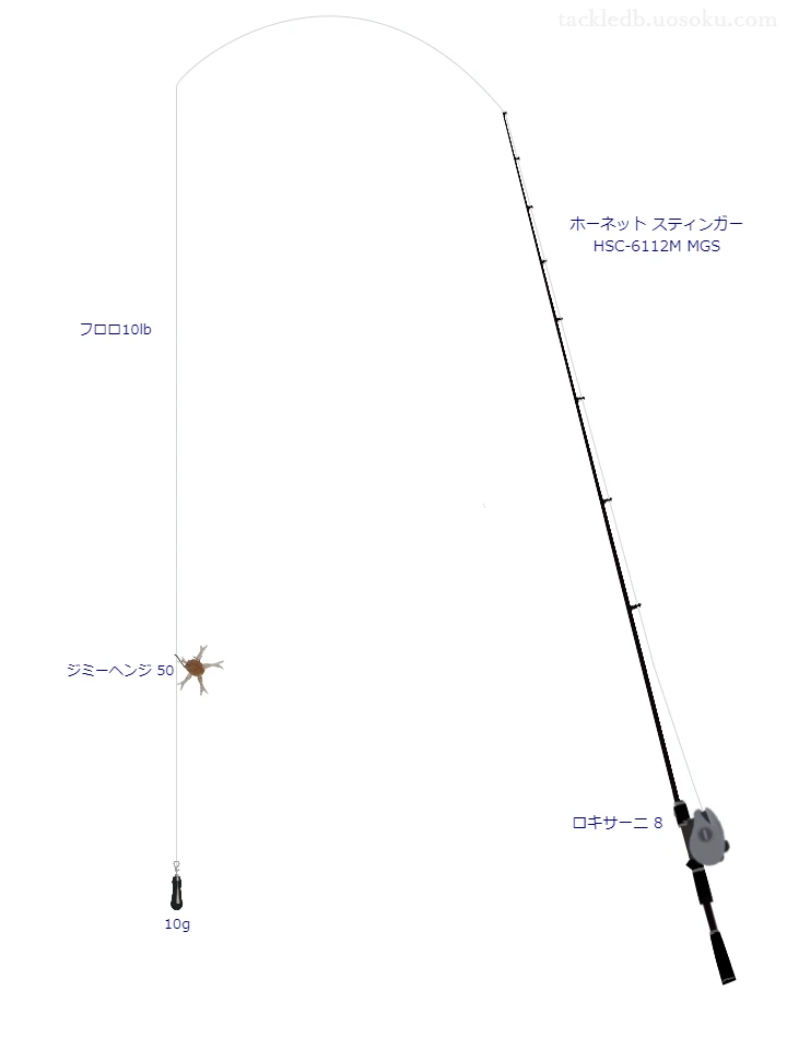 バス釣りに関するタックル、仕掛け図解