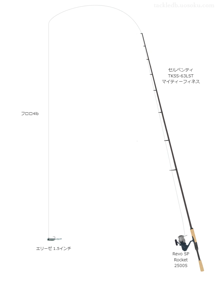 バス釣りに関するタックル、仕掛け図解