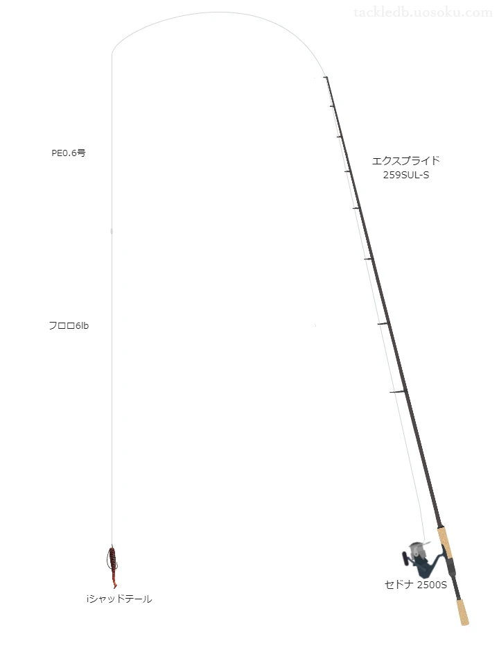 バス釣りに関するタックル、仕掛け図解