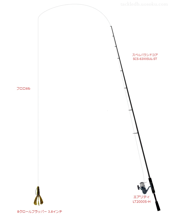 バス釣りに関するタックル、仕掛け図解