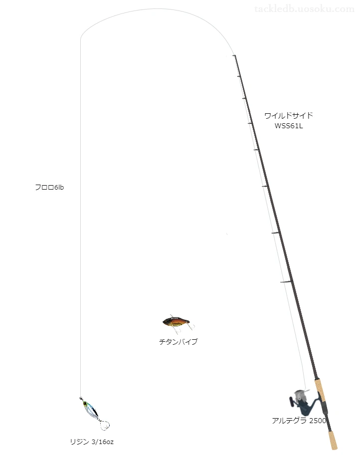 バス釣りに関するタックル、仕掛け図解