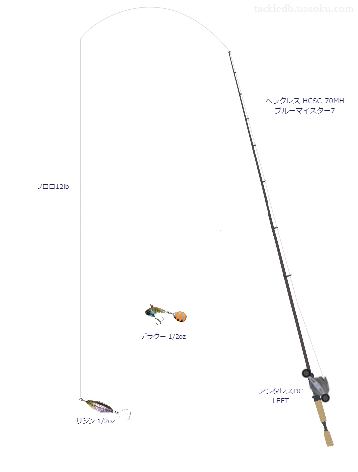 バス釣りに関するタックル、仕掛け図解