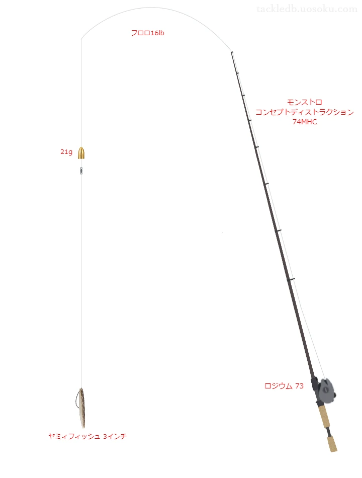 バス釣りに関するタックル、仕掛け図解