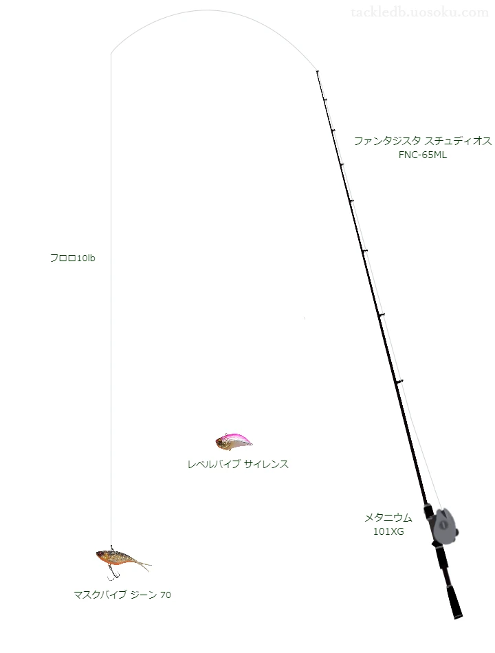 バス釣りに関するタックル、仕掛け図解