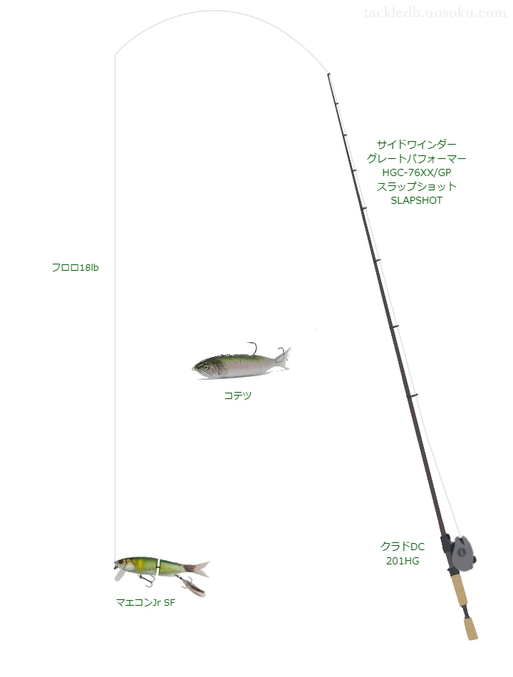 バス釣りに関するタックル、仕掛け図解