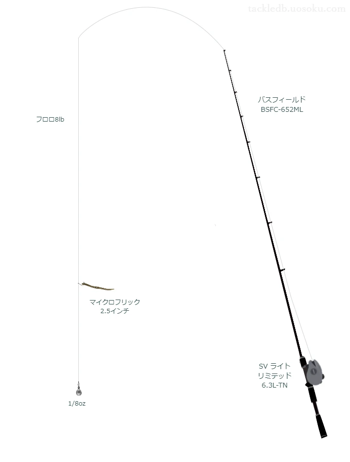 バス釣りに関するタックル、仕掛け図解