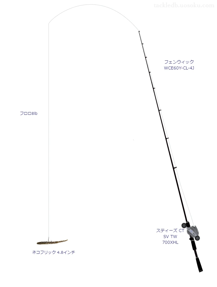 バス釣りに関するタックル、仕掛け図解