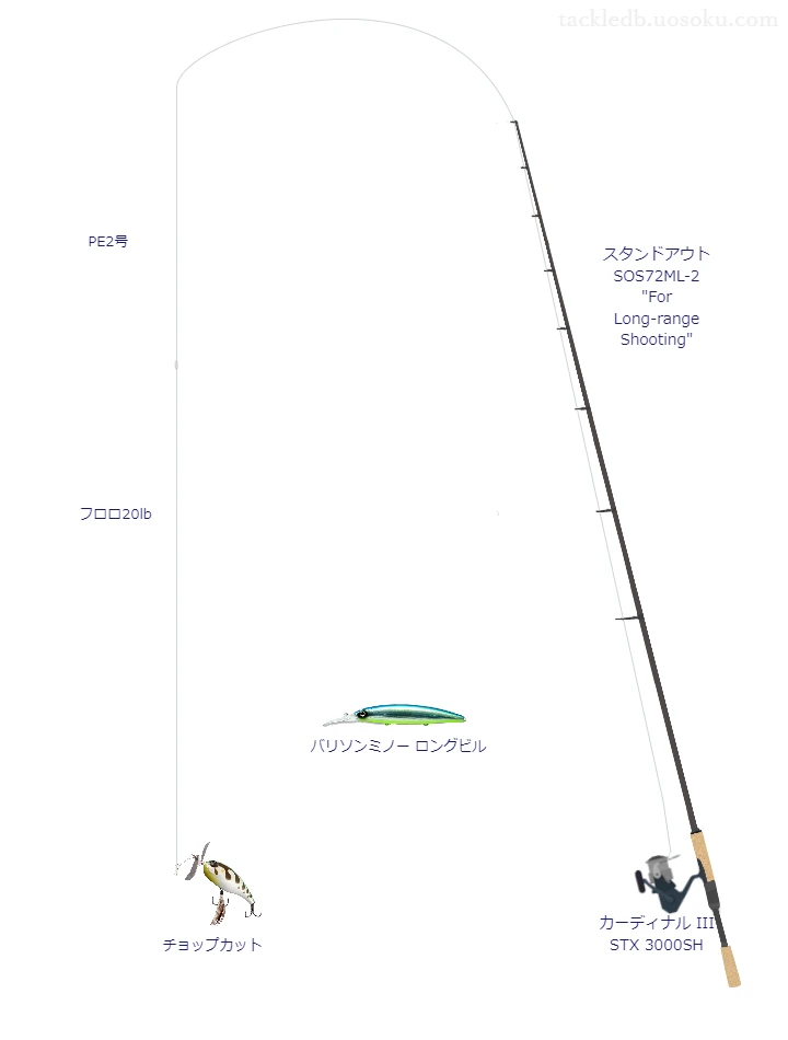 バス釣りに関するタックル、仕掛け図解