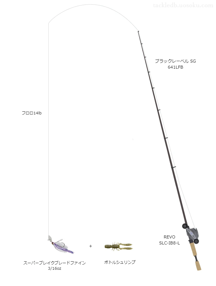 バス釣りに関するタックル、仕掛け図解