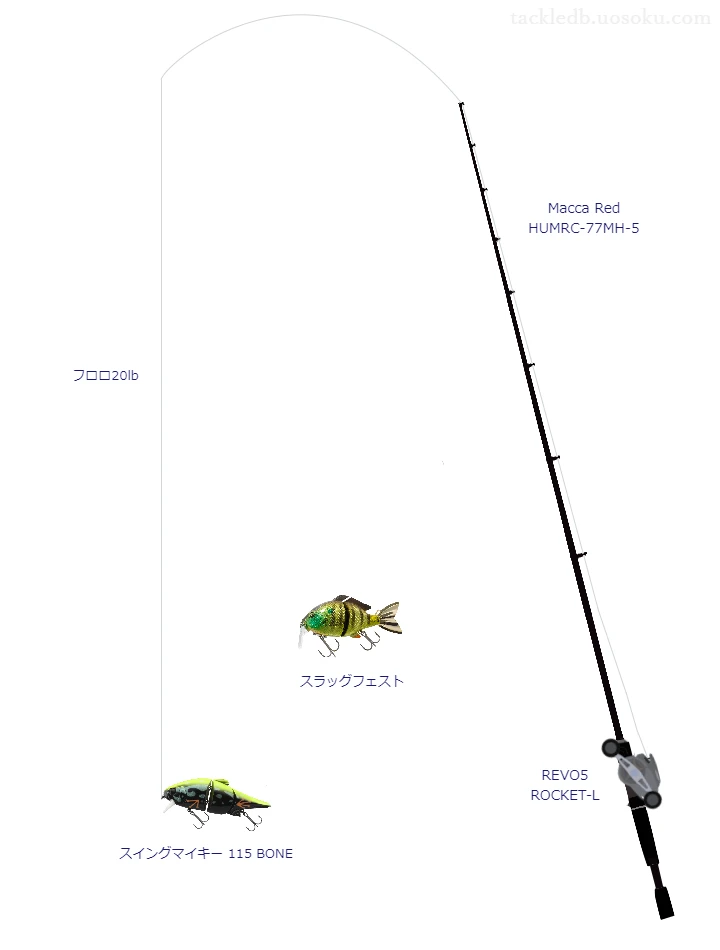 バス釣りに関するタックル、仕掛け図解