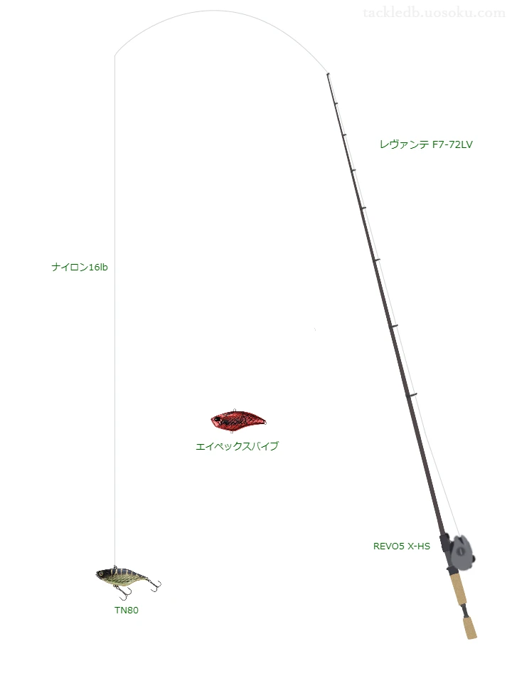 バス釣りに関するタックル、仕掛け図解