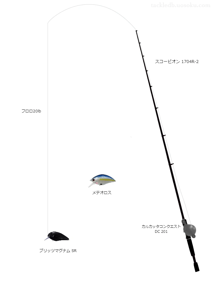 バス釣りに関するタックル、仕掛け図解