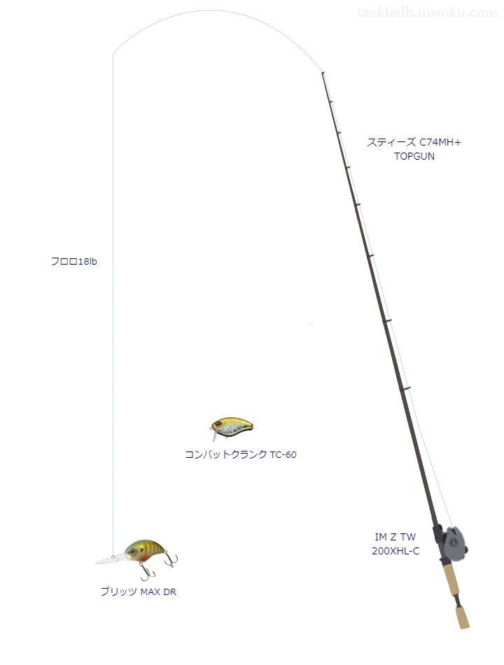 【仕出沼】ブリッツ MAX DRを活かすバス釣りタックル【仮想インプレ】